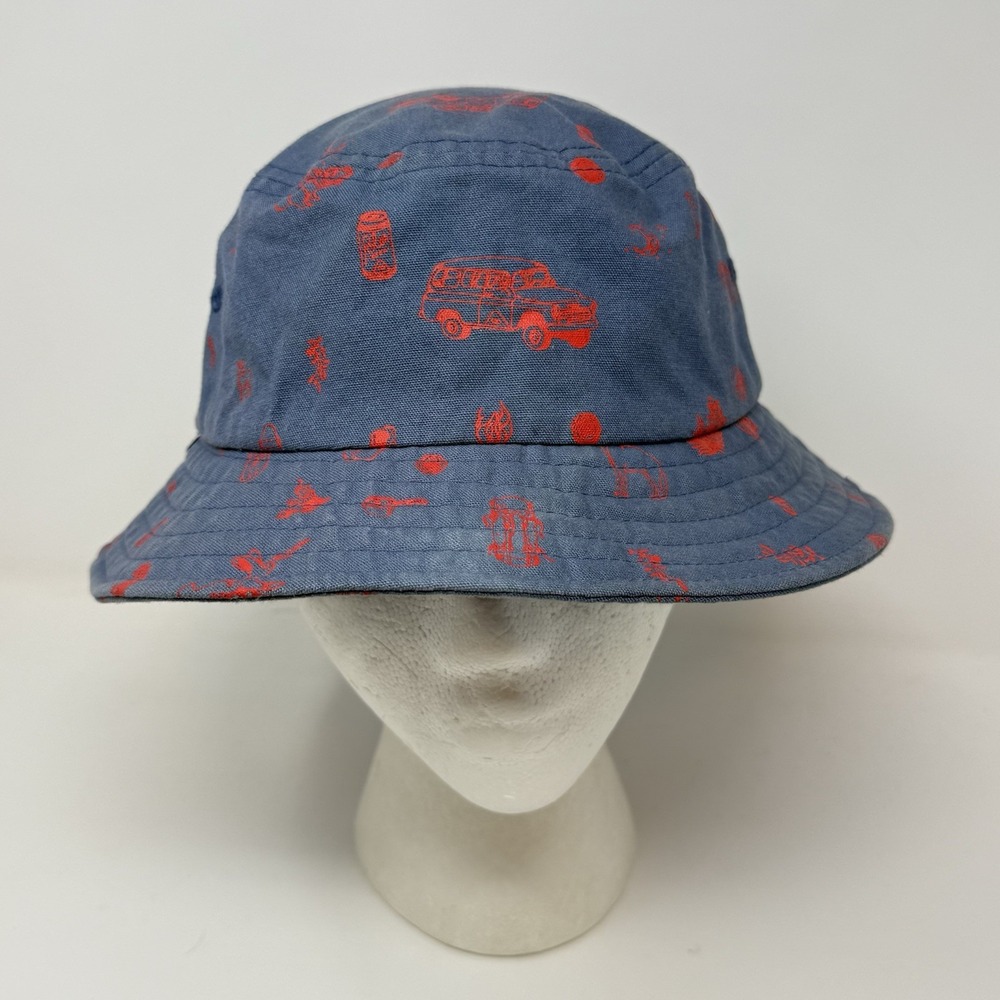 Rare Poler Campalogue Outdoor Stuff Bucket Hat Cotton BRW All-Over Print‎ Men's